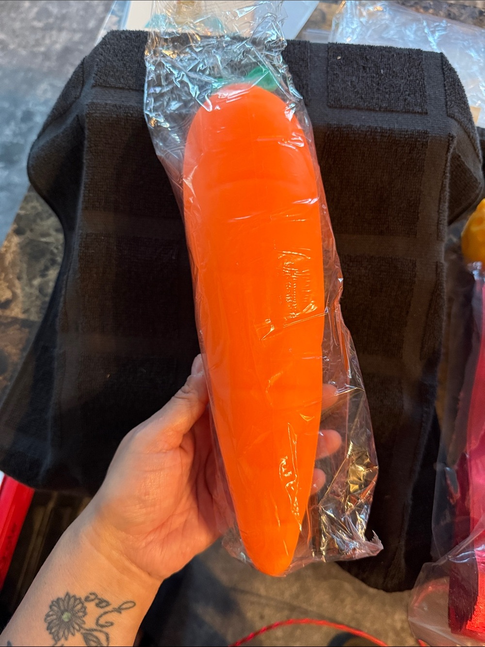 🥕 Jumbo 12.5" Squishy Carrot Stress Relief Toy – Brand New